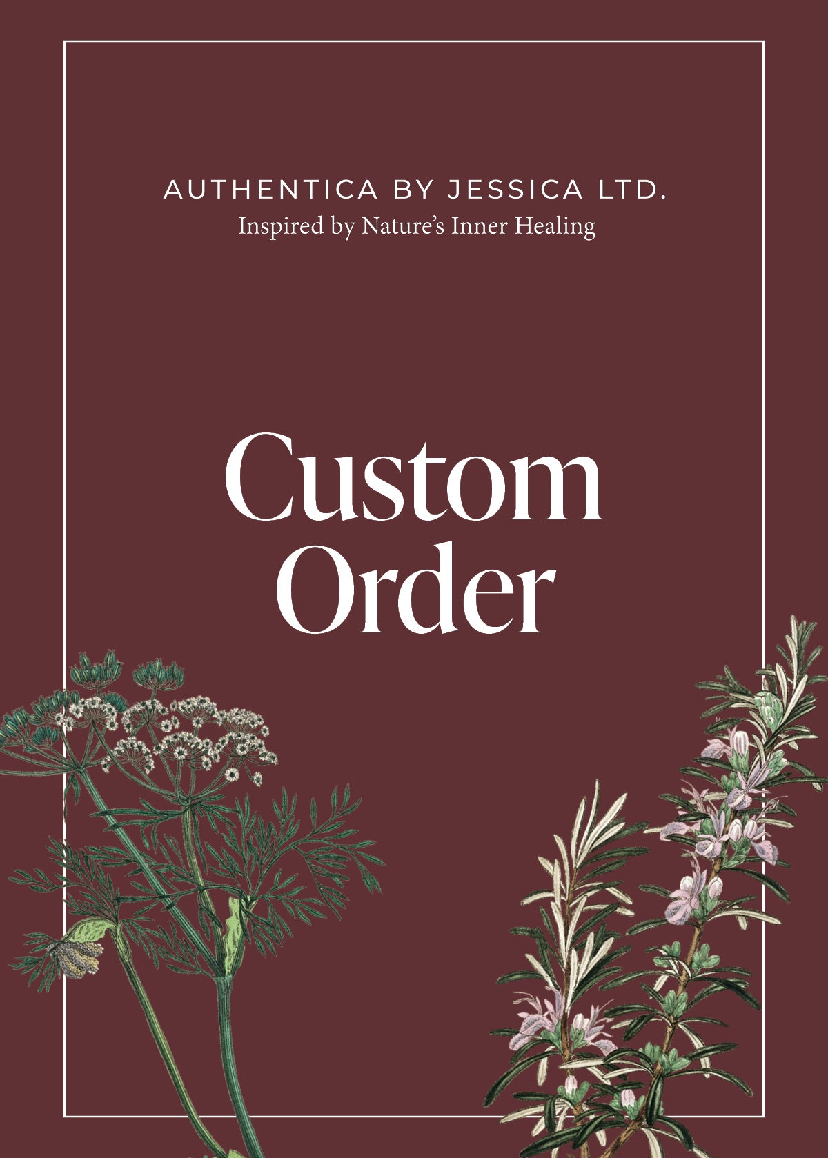 Custom Order Check Out